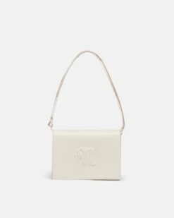 Nanushka The Concertina Large - Alt-Nappa Shoulder Bag - Off - Off White