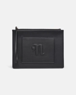 Nanushka The Concertina Pouch - Alt-Nappa Pouch - Black