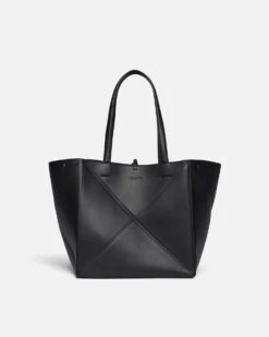 Nanushka The Origami Tote - Alt-Nappa Tote - Black