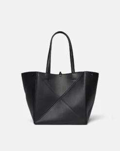 Nanushka The Origami Tote - Alt-Nappa Tote - Black -Nanushka Wear Shop THE ORIGAMI TOTE BLACK VEGAN NAPPA 03 555a1d26 b17c 4097 afbc e1bd9c102dce