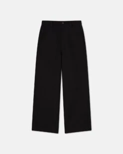Nanushka Vidia - Double Suiting Straight-Leg Pants - Black