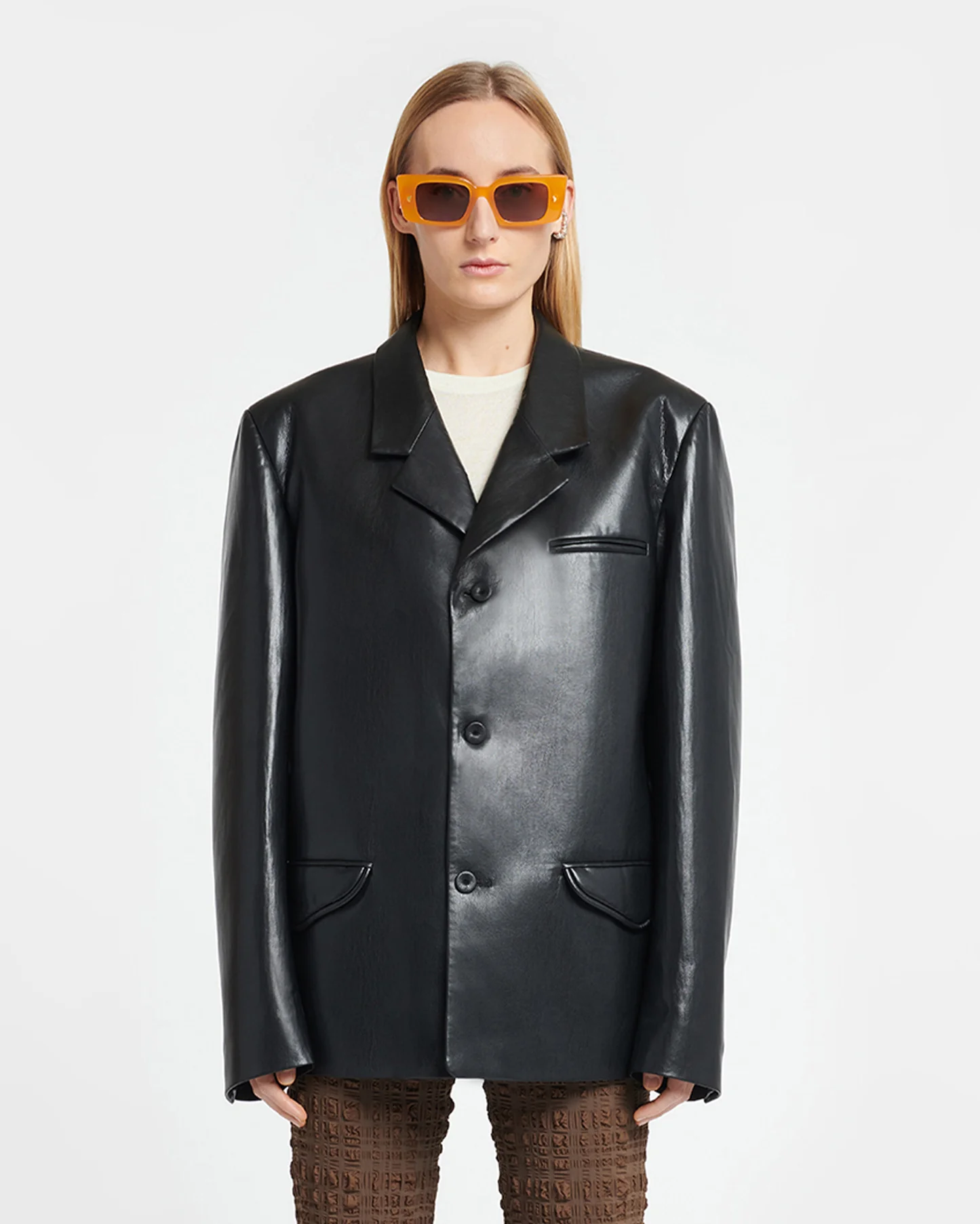 Nanushka Wear Shop -Nanushka Wear Shop NW24RSJK00199 AINA BLACK OKOBOR 03